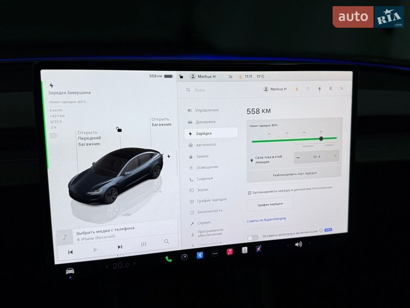 Седан Tesla Model 3 2025 в Одессе