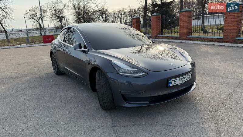 2019 Tesla Model 3, VIN 5YJ3E1EB0KF386342:plate — фото 1 (autoria)