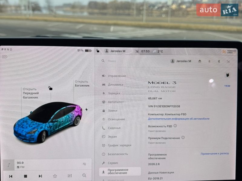 Седан Tesla Model 3 2021 в Вінниці фото 13 Седан Tesla Model 3 2021 в Вінниці