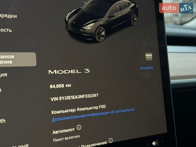 Седан Tesla Model 3 2022 в Одесі