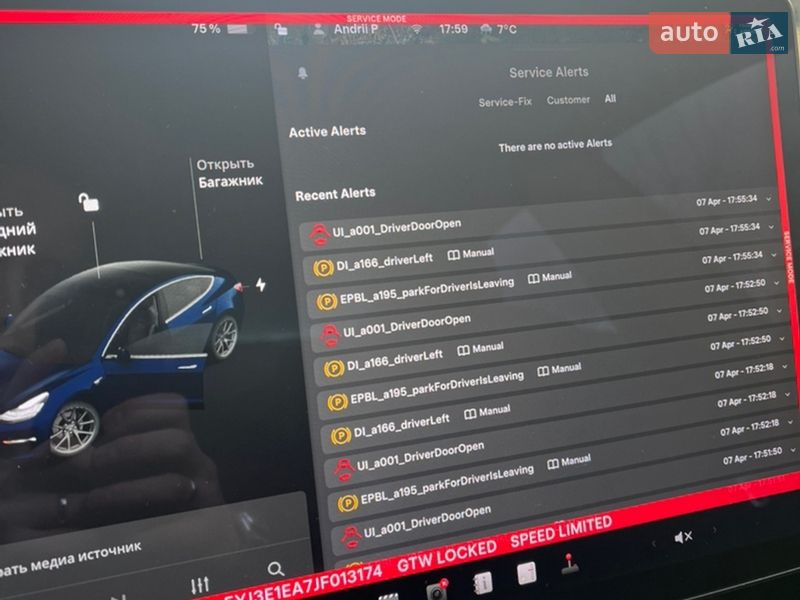Седан Tesla Model 3 2018 в Ирпене