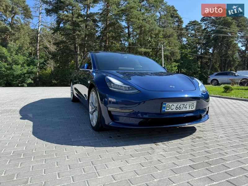2019 Tesla Model-3, VIN 5YJ3E1EB0KF521691:plate — фото 1 (autoria)