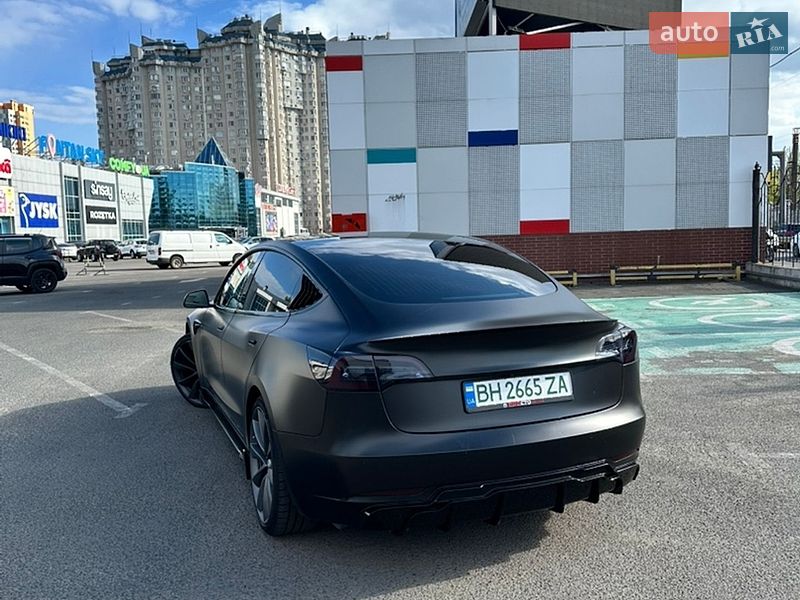 2019 Tesla Model-3, VIN 5YJ3E7ECXLF518293:plate — фото 1 (autoria)