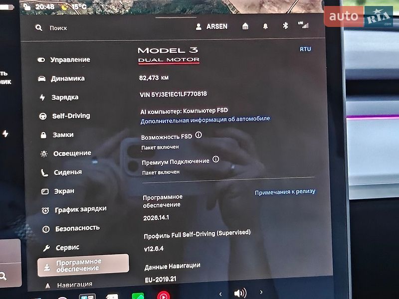 Седан Tesla Model 3 2020 в Кременце
