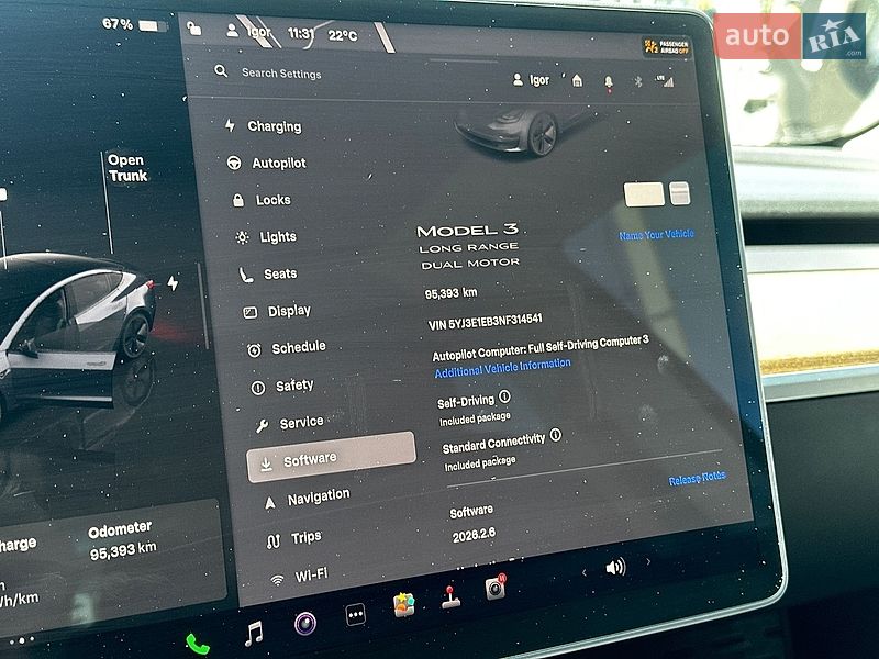 Седан Tesla Model 3 2022 в Львові