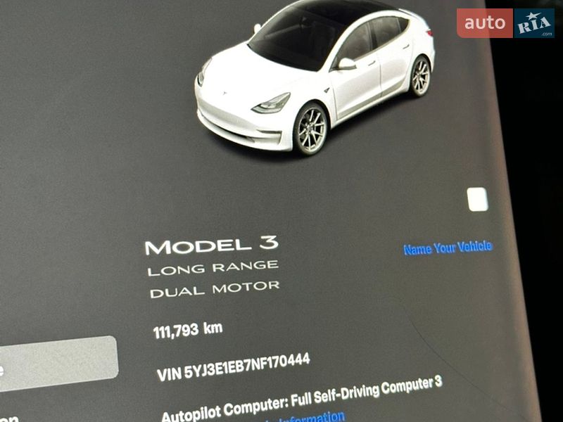 Седан Tesla Model 3 2022 в Дніпрі