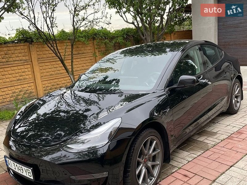 2022 Tesla Model-3, VIN 5YJ3E1EA7NF159788:plate — фото 1 (autoria)