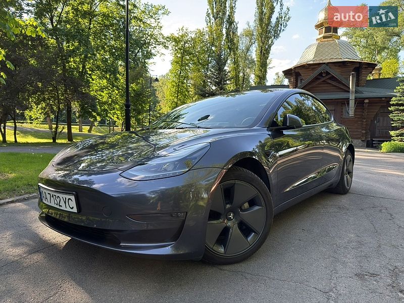 2022 Tesla Model 3, VIN 5YJ3E1EB6NF264489:plate — фото 1 (autoria)