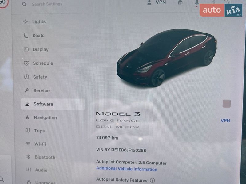 Седан Tesla Model 3 2018 в Одессе