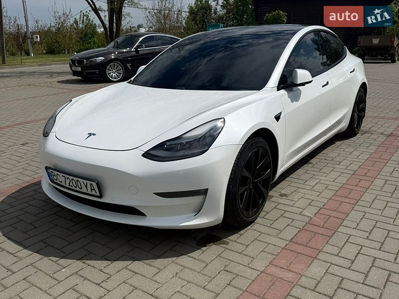 2021 Tesla Model-3, VIN 5YJ3E1EB8MF044866:plate — фото 1 (autoria)