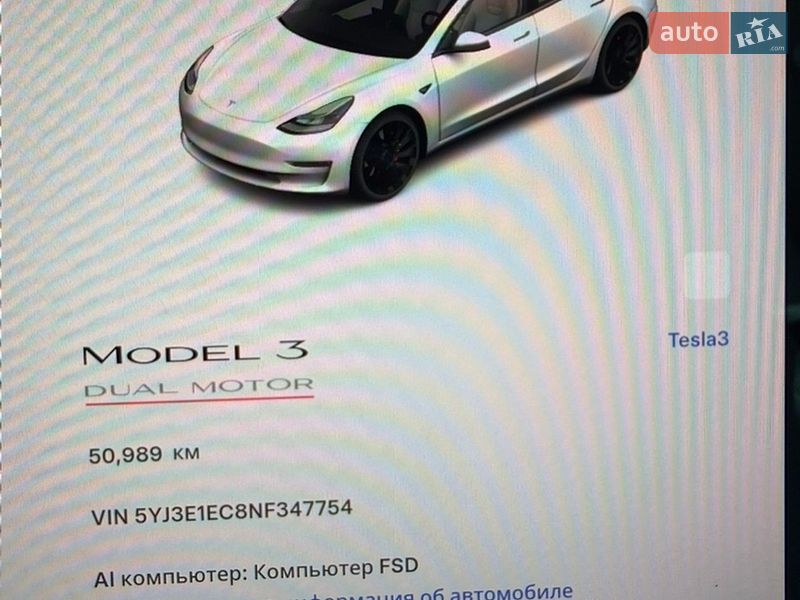 Седан Tesla Model 3 2022 в Одессе