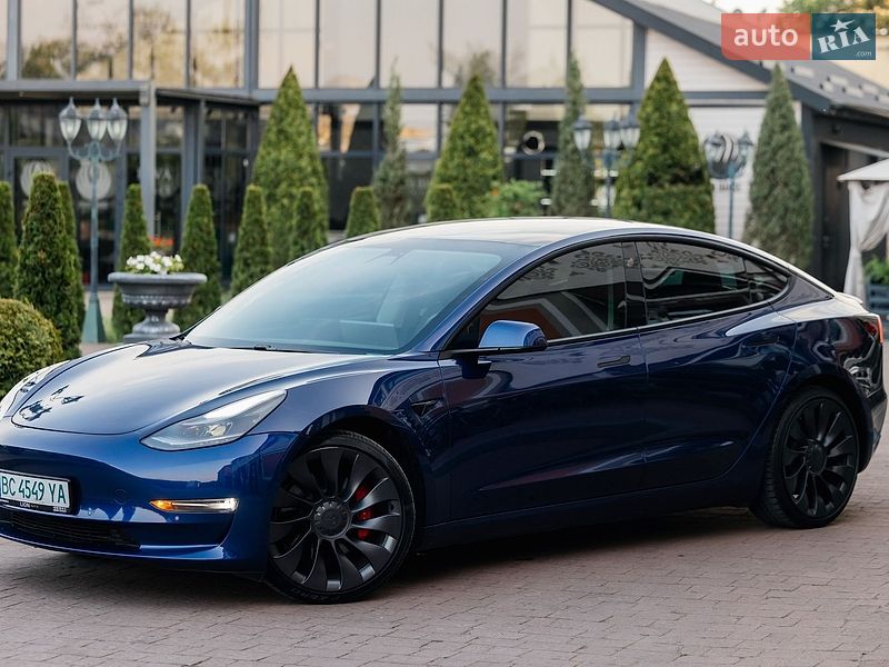 2021 Tesla Model-3, VIN 5YJ3E1EC3MF990673:plate — фото 1 (autoria)