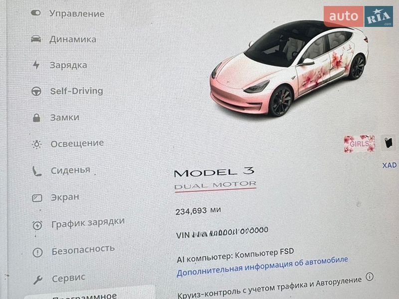 Седан Tesla Model 3 2018 в Ровно