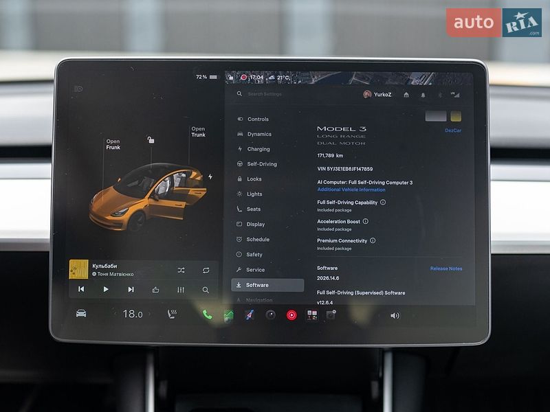 Седан Tesla Model 3 2018 в Львове