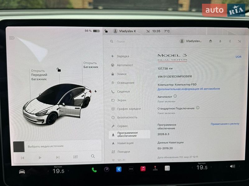 Седан Tesla Model 3 2021 в Луцке