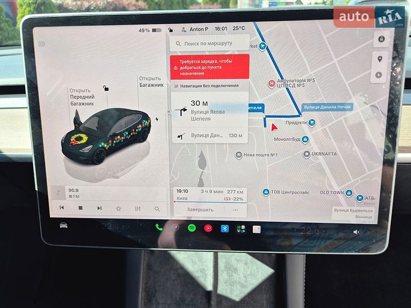 Седан Tesla Model 3 2022 в Києві