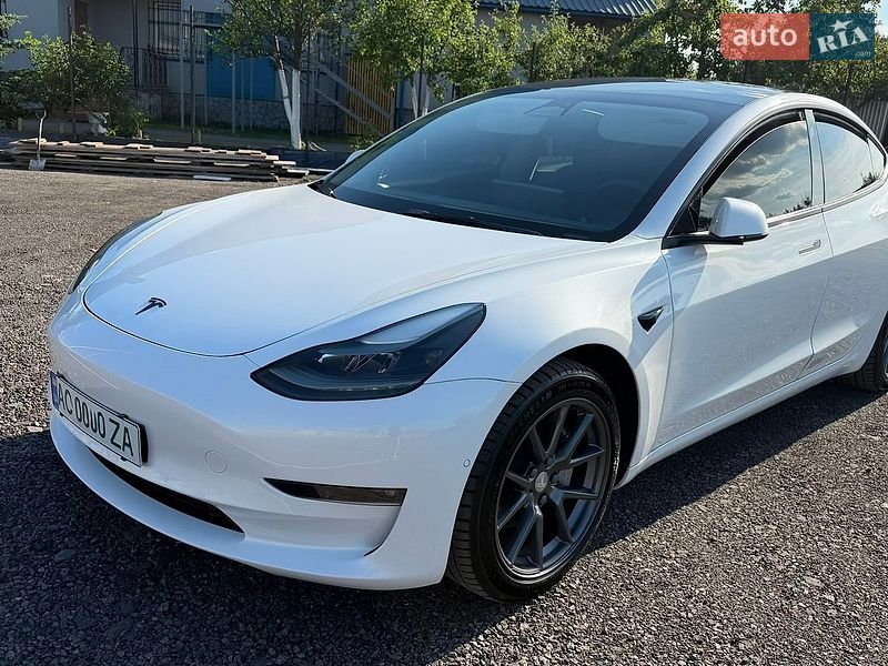 2022 Tesla Model 3, VIN 5YJ3E1EBXNF287547:plate — фото 1 (autoria)
