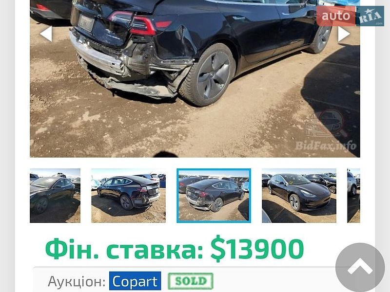 Седан Tesla Model 3 2019 в Днепре