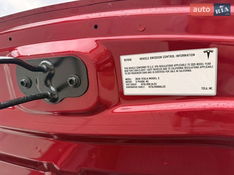 Седан Tesla Model 3 2025 в Рівному фото 29 Седан Tesla Model 3 2025 в Рівному