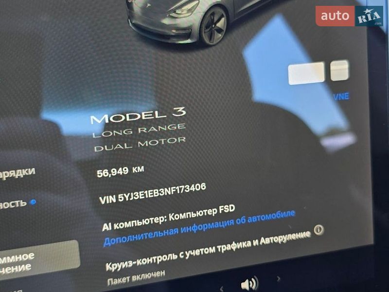 Седан Tesla Model 3 2022 в Полтаве