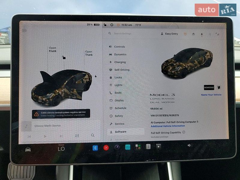 Седан Tesla Model 3 2020 в Львове