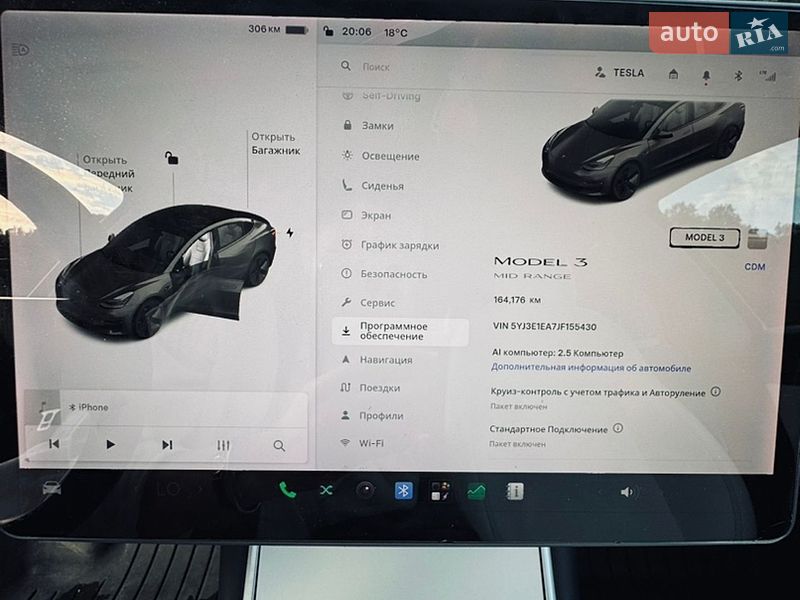 Седан Tesla Model 3 2018 в Киеве
