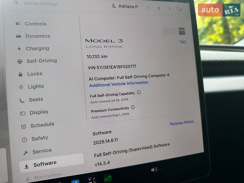 Седан Tesla Model 3 2025 в Львове