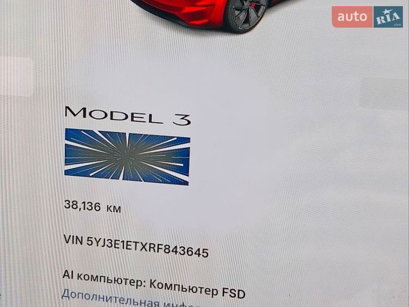 Седан Tesla Model 3 2024 в Гайвороні