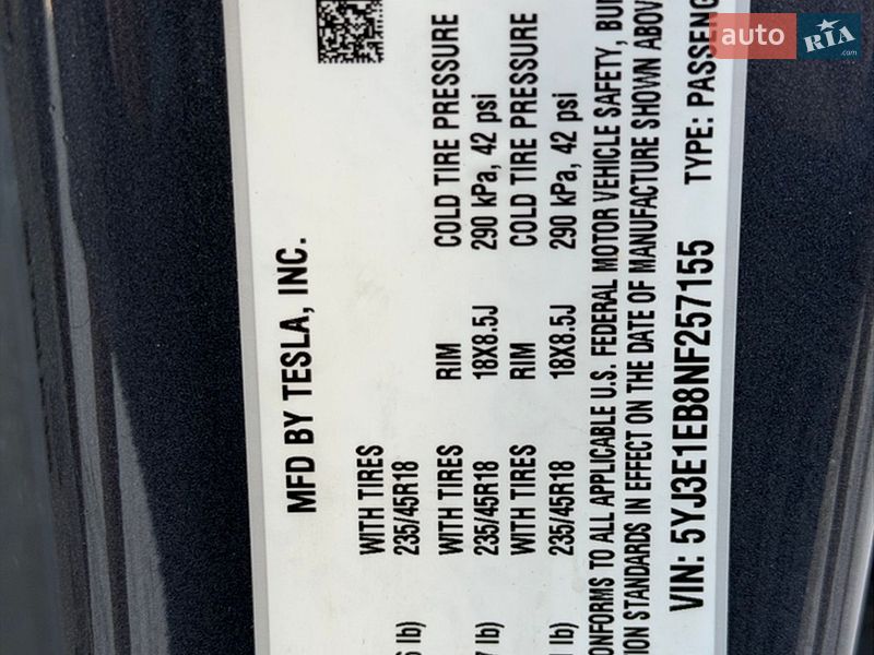 Седан Tesla Model 3 2022 в Каменском фото 17 Седан Tesla Model 3 2022 в Каменском