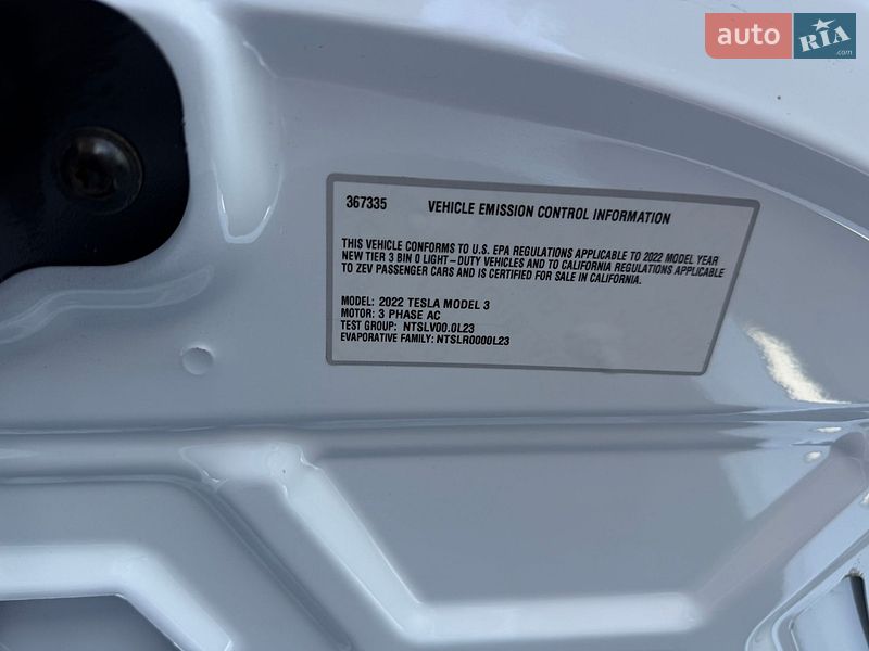 Седан Tesla Model 3 2022 в Хмельницькому фото 29 Седан Tesla Model 3 2022 в Хмельницькому