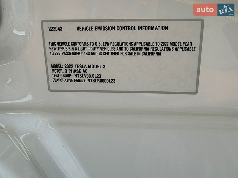 Седан Tesla Model 3 2022 в Знаменке фото 20 Седан Tesla Model 3 2022 в Знаменке