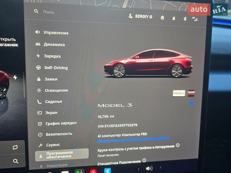 Седан Tesla Model 3 2024 в Дніпрі
