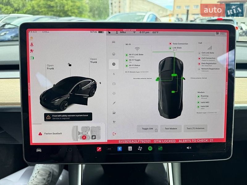 Седан Tesla Model 3 2020 в Луцьку фото 14 Седан Tesla Model 3 2020 в Луцьку