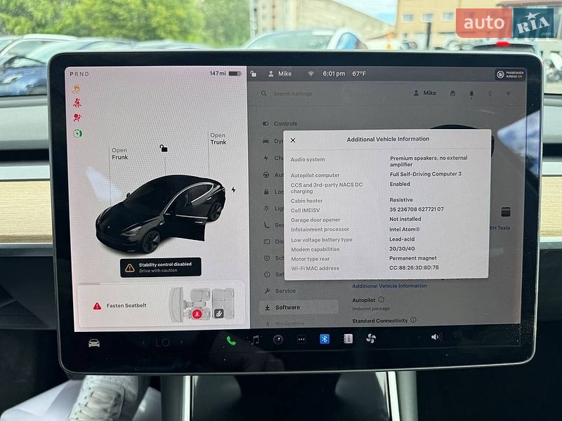 Седан Tesla Model 3 2020 в Луцьку фото 16 Седан Tesla Model 3 2020 в Луцьку