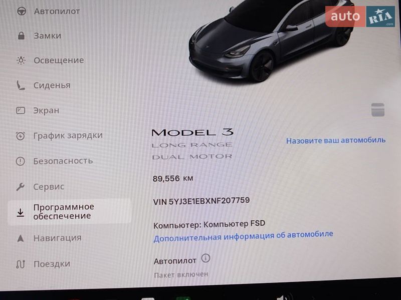 Седан Tesla Model 3 2022 в Киеве
