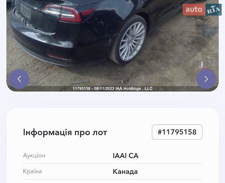 Седан Tesla Model 3 2018 в Львове