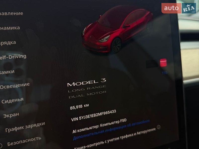 Седан Tesla Model 3 2021 в Сумах