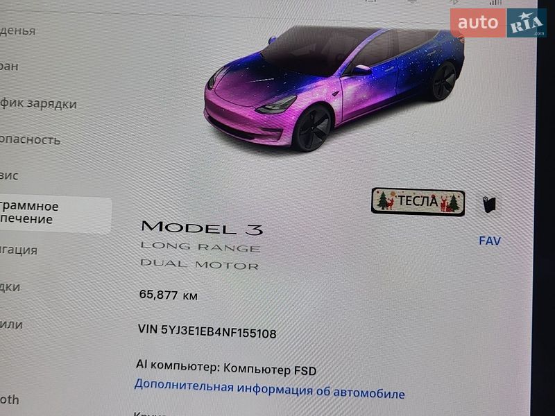 Седан Tesla Model 3 2022 в Черноморске