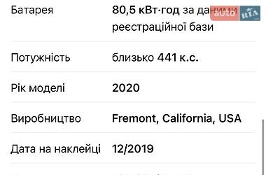 Седан Tesla Model 3 2019 в Черновцах