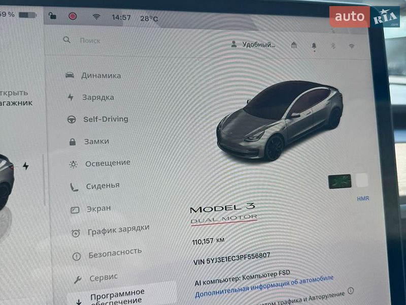 Седан Tesla Model 3 2023 в Киеве