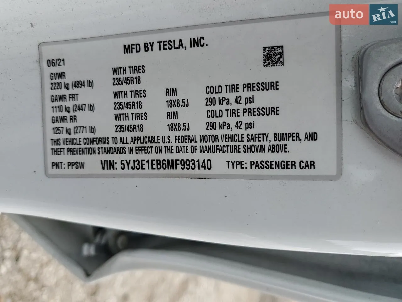 2021 Tesla Model 3 - мініатюра 2