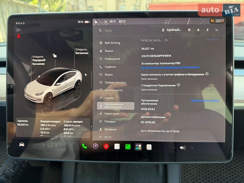 Седан Tesla Model 3 2023 в Киеве