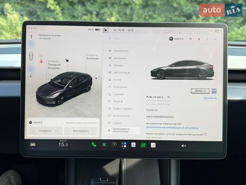 Седан Tesla Model 3 2025 в Хмельницком