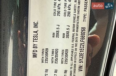 Седан Tesla Model 3 2020 в Вишневом