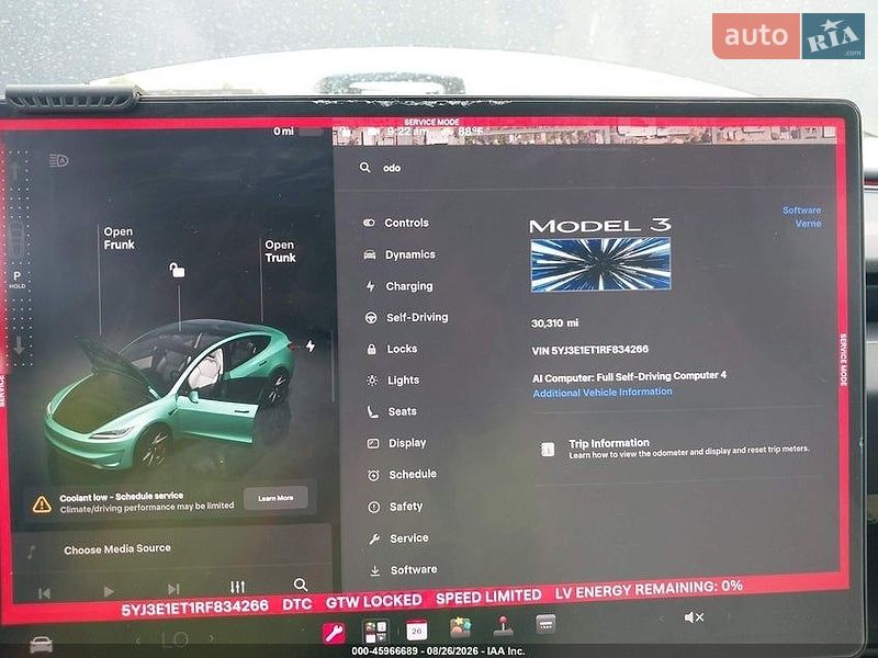 Седан Tesla Model 3 2024 в Львове