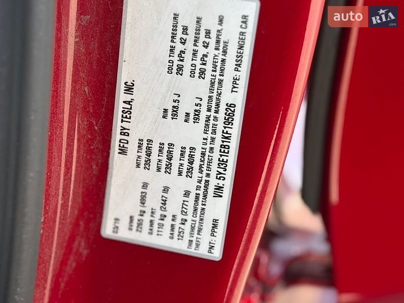 Седан Tesla Model 3 2019 в Нежине