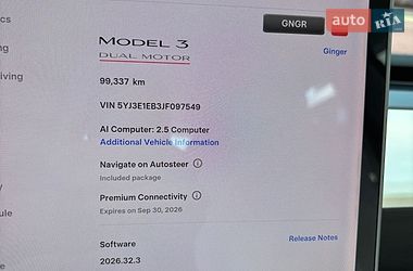 Седан Tesla Model 3 2018 в Киеве
