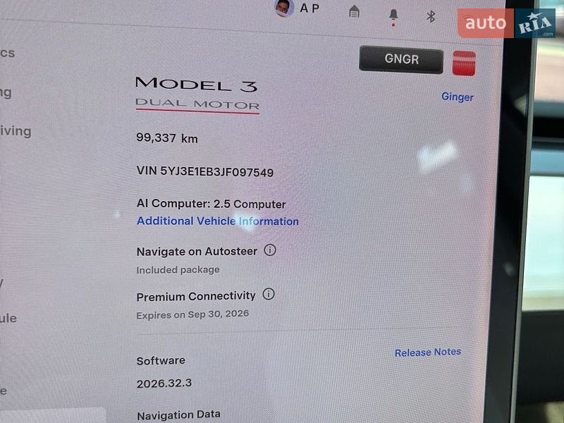 Седан Tesla Model 3 2018 в Киеве