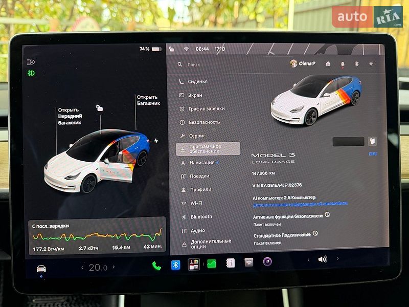 Седан Tesla Model 3 2018 в Авангарде