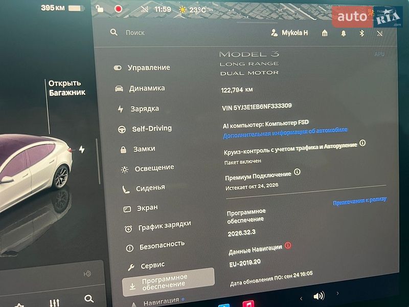 Седан Tesla Model 3 2022 в Киеве